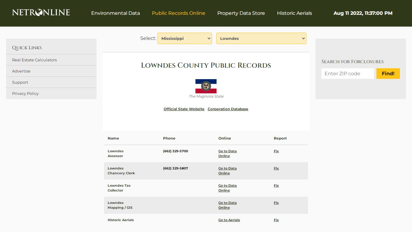 NETR Online • Lowndes • Lowndes Public Records, Search ...